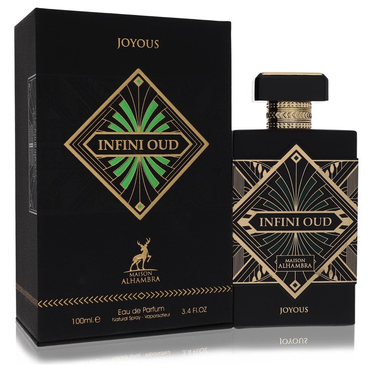 Maison Alhambra Infini Oud Joyous by Maison Alhambra Eau De Parfum Spray (Unisex) 3.4 oz Maison Alhambra Infini Oud Joyous by Maison Alhambra Eau De Parfum Spray (Unisex) 3.4 oz